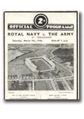 07/03/1936 : Royal Navy v The Army