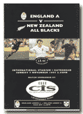 07/11/1993 : England A v All Blacks