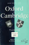 07/12/1965 : Oxford v Cambridge