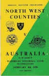 08/02/1958 : North West Coutnitres v Australia 
