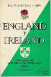 08/02/1964 : England v Ireland