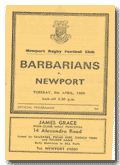 08/04/1969 : Barbarians v Newport