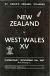 08/11/1967 : West Wales v New Zealand