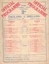 09/02/1929 : England v Ireland