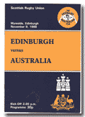 09/11/1988 : Edinburgh v Australia