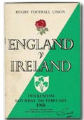 10/02/1968 : England v Ireland