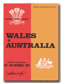 10/11/1973 : Wales v Australia 