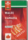 10/11/1993 : Wales v Canada