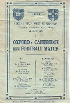 10/12/1912 : Oxford v Cambridge