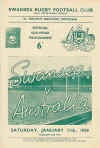 11/01/1958 : Swansea v Australia 