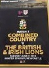 11/06/2013 :Lions v Comibined Country