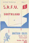 11/07/1959 : British Isles v Southland