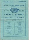 08/12/1931 : Oxford v Cambridge