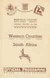 12/01/1952 : Western Counties v South Africa
