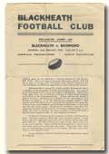 12/02/1949 : Blackheath v Richmond