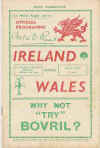 12/03/1938 : Wales v Ireland
