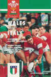 12/10/1994 : Wales v Italy