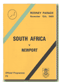 12/11/1969 : Newport v South Africa 