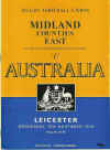 12/11/1975 : Midlands Counties East  v Australia 