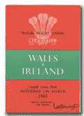 13/03/1965 : Wales v Ireland