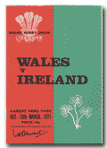 13/03/1971 : Wales v Ireland