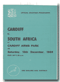 13/12/1969 : Cardiff v South Africa