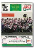 14/01/1998 : Pontypridd v Tucuman