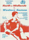 14/11/1995 : Soctland  North and Midlands v Western Samoa