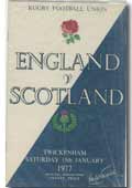 15/01/1977 : England v Scotland
