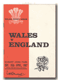 15/04/1967 : Wales v England