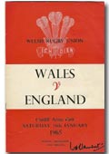 16/01/1965 : Wales v England