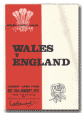 16/01/1971 : Wales v England