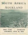 16/06/1956 : Auckland  v South Africa