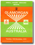 16/12/1975 : Glamorgan v Australia 