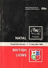 17/05/1980 : British Isles v  Natal