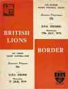 17/07/1974 : British Lions v Borders 