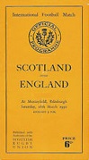 18/03/1950 : Scotland v England