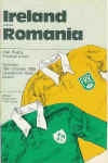 18/10/1980 : Ireland  v Romania