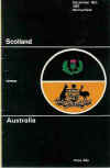 19/12/1981 : Scotland v Australia