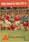 Welsh Brewers Rugby Annual 1973/74