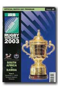 01/11/2003 : South Africa v Samoa