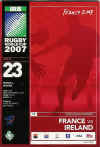 21/09/2007 : France v Ireland