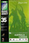 29/09/2007 : Australia v Canada