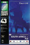 07/10/2007 : South Africa v Fiji (QF)