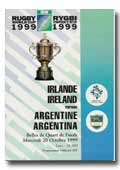 20/10/1999 : Ireland v Argentina, Playoffs