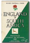20/12/1969 : England v South Africa