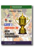 20/12/2003 : England XV v New Zealand Barbarians