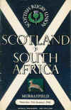 21/01/1961 : Scotland v South Africa
