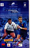 21/02/2004 : France v Italy