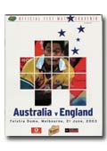 21/06/2003 : Australia v England